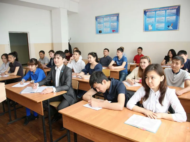 На занятии